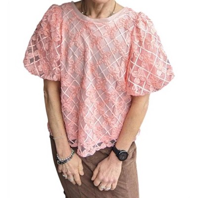 Women's 3D Embroidered Blouse - entro