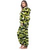Just Love Womens One Piece Winter Holiday Adult Bodysuit Faux Shearling Lined Hoody Xmas Pajamas - 2 of 4