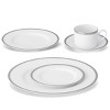 Noritake Whiteridge Platinum 5-Piece Place Setting - 2 of 4