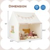 Infans Kids Play Tent Large Playhouse w/ Padded Mat 2 Breathable Windows Star Lights - 2 of 4