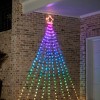 Christmas Vivvi App Based Outdoor Waterfall Lights, 11.8 Ft 344 LEDs - 2 of 4