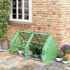 6' x 3' x 3' Mini Greenhouse with Zippered Doors & Roll-up Windows, Portable Plant Hot House with Durable PE Cover, Water Resistant, UV Protected - 2 of 4