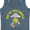 Women's - Disney - Ufo Out Of This World Graphic Racerback Tank - 2 of 4