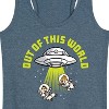 Women's - Disney - Ufo Out Of This World Graphic Racerback Tank - image 2 of 4