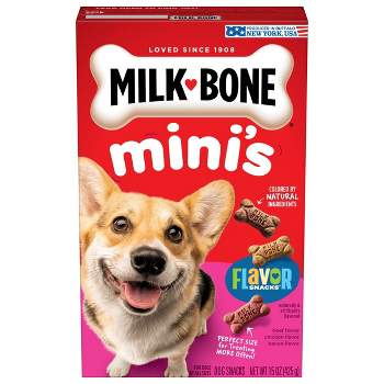 Milk-Bone Original Mini Dry Dog Treats Biscuits Beef, Chicken & Bacon Flavor