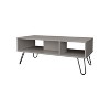 NicBex Coffee Tables for Living Room Open Modern Design Rectangle Coffee Table with Spacious Top Surface and Hairpin Legs, Smoke - 2 of 4