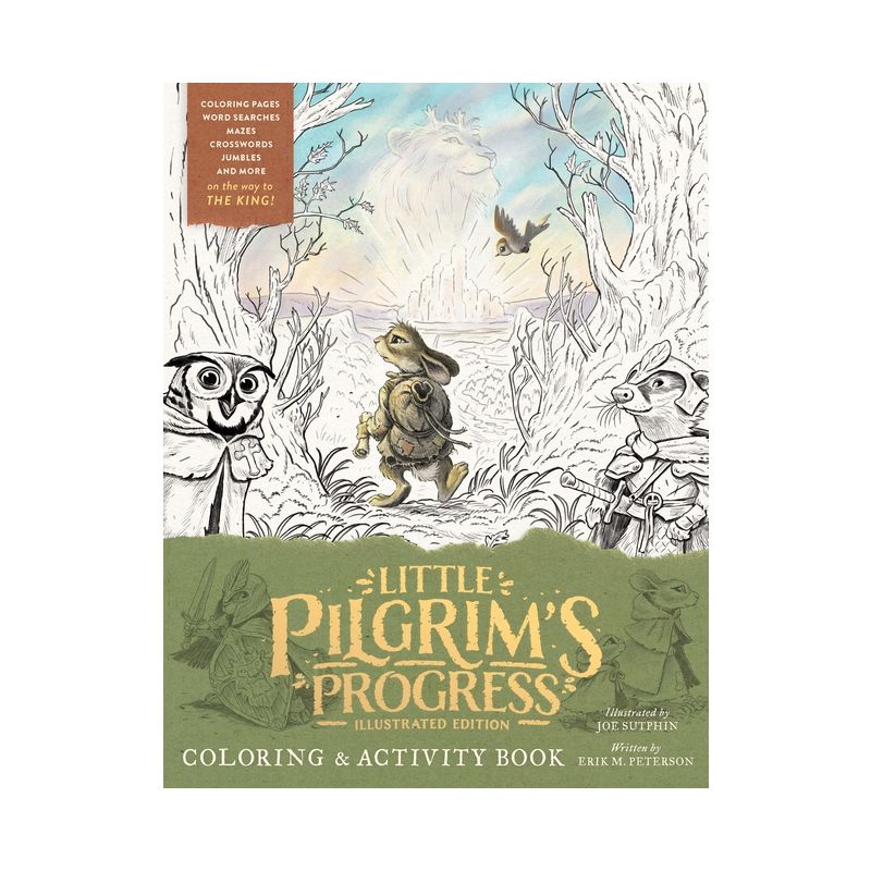 The Little Pilgrim's Progress Illustrated Edition Coloring and Activity Book - by  Joe Sutphin & Erik M Peterson (Paperback), 1 of 2