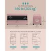 SONGMICS Storage Ottoman Bench End of Bed Bench Storage Chest Load up to 660 lb for Living Room Bedroom - 4 of 4