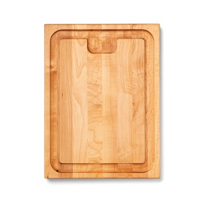 John Boos Au Jus Rectangular Wide Reversible Cutting/Carving Board with Juice Groove & Integrated Handles