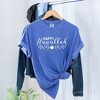 Simply Sage Market Women's Happy Hanukkah Short Sleeve Garment Dyed Tee - 3 of 4