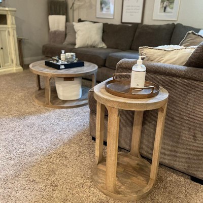 Castalia Round Natural Wood Coffee Table - Threshold™ : Target