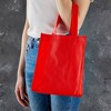 Okuna Outpost 24-Pack Red Reusable Grocery Tote Bags for Shopping - Small Bulk Canvas Bags for Women with Handles - 3 of 4