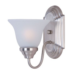 Maxim Lighting Essentials - 801x 1 - Light Wall Light in  Satin Nickel - 1 of 2