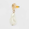 Pearl Drop Earrings - A New Day™ Gold - image 3 of 4