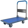 VisioGear Foldable Push Cart Dolly, Moving Platform Hand Truck with 360 Degree Swivel Wheels, Blue, 35.4"*24"*34.6" - 4 of 4