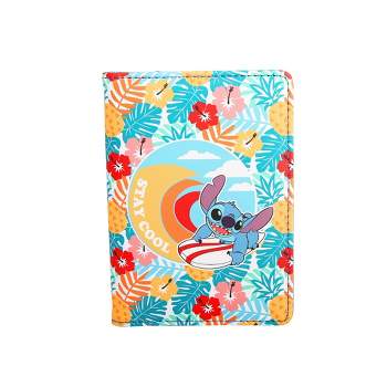 Disney Lilo and Stitch Passport Holder- Cute Travel Wallet for Disney Fans, Officially Licensed