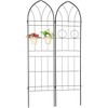 Maggift Patio Decorative Screens, Elegant Vine Pattern Yard Fencing, Pet-Safe Decorative Fence for Yard, Patio, Black, 40"*19.7"*78.7" - 3 of 4