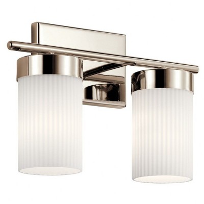 Kichler Lighting Ciona 2 - Light Vanity in  Polished Nickel