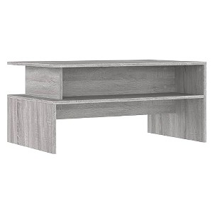 vidaXL Modern Gray Sonoma Engineered Wood Coffee Table with Sturdy Tabletop & Ample Storage - 1 of 4