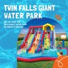 Banzai Twin Falls Water Slide, Heavy Duty Inflatable Water Park w/ 2 Waterslides, Water Cannons, & Basketball Hoop, for Kids Ages 5 to 12, Multicolor - image 2 of 4