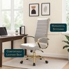LeisureMod Benmar High-Back Leather Office Chair with Swivel, Tilt, Adjustable Height, Ergonomic Design for Home Office, Study, or Workspace - 3 of 4