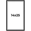 PosterPalooza | Flat Silver Picture Frame - UV Acrylic, Foam Board Backing, Hanging Hardware - 2 of 4