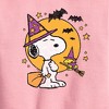 Boys' - Peanuts - Snoopy Woodstock Witchcraft Graphic Long Sleeve Fleece Sweatshirt - 2 of 4