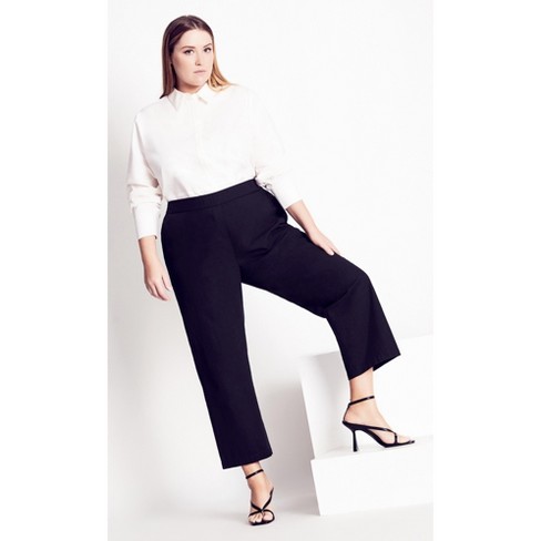 Refinity| Women's Plus Size Hayman Pant - Black - 24w : Target