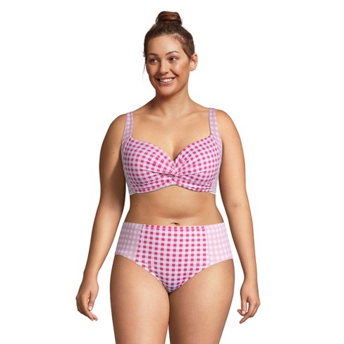 Lands' End Plus G-Cup Chlorine Resistant Twist Underwire Bikini