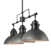 Rennnsan Vionix 35" W 3 -Light Dimmable Rustic Linear Kitchen Island Pendant in Dark Silver & Rustic Bronze - 2 of 4