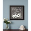 HomeRoots Grateful Heart Black Framed Print Wall Art - 2 of 3