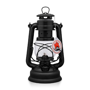 Feuerhand Outdoor Kerosene Fuel Lantern, Baby Special 276 Galvanized Hurricane Lamp for Camping or Patio, 10 Inches, Matte Black - 1 of 4