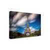 22" x 32" Eiffel 5 by Giuseppe Torre - Trademark Fine Art: Modern Canvas, Digital Architecture Wall Decor - image 2 of 4