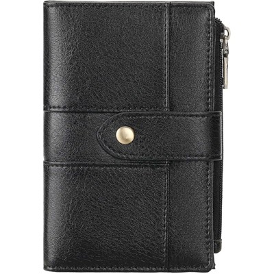 FATMOON Small Wallet for Women - RFID Blocking Compact PU Leather Bifold with 13 Card Slots & 3 ID Windows for Daily Use,Travel