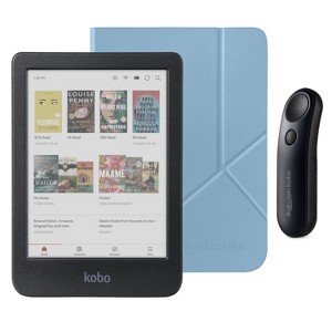 Kobo Clara Colour (Black) eReader with SleepCover & Black Remote Page Turner Bundle - 1 of 4