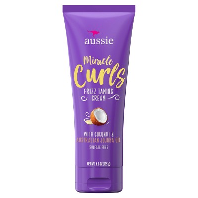 Aussie Miracle Curls Frizz Taming Curl Cream With Coconut & Jojoba - 6 ...