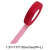 Unique Bargains Ribbon Sheer Organza & Satin Blend Polyester 1771.65"x0.79" 1 Pc - 3 of 4