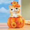 Collections Etc Adorable Harvest Cat Salt & Pepper Shaker Set - 2 of 3