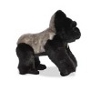 Aurora Large Silverback Gorilla Miyoni Realistic Stuffed Animal Black 13" - 4 of 4