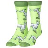 Crazy Socks, Funny Animal Crew Socks, Fun Colorful Barn, Zoo Prints, Assorted - 2 of 4