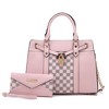 MKF Collection Christine Circular Print Vegan Leather Satchel Bag for Women with Matching Wallet by Mia K - 2 of 4