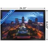 Trends International Cityscapes - Indianapolis, Indiana Framed Wall Poster Prints - 3 of 4