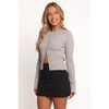 Petal and Pup Womens Searie Ribbed Cardigan Top - 2 of 4