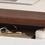 brown and white contrast