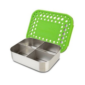 LunchBots Medium Quad Food Storage Container - 1 of 4