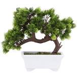 Juvale Artificial Bonsai Tree, Potted Pine for Desktop, Zen Garden, Home Decor, 10 x 9 In