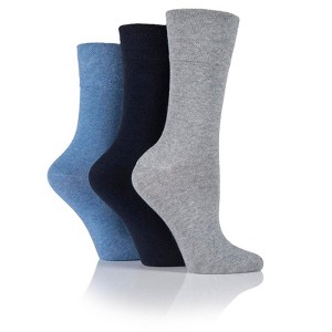 Women's Cotton Diabetic Crew Sock - 1 of 2