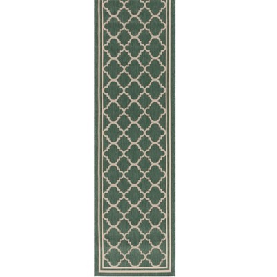 dark green/beige
