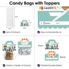 Big Dot of Happiness Happy Fall Truck - DIY Harvest Pumpkin Party Clear Goodie Favor Bag Labels - Candy Bags with Toppers - Set of 24 - 3 of 4