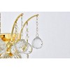 Elegant Lighting Victoria 3 light Chrome Wall Sconce Clear Royal Cut Crystal - 3 of 4